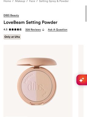 Dibs Lovebeam setting powder
